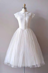 Vintage White Corset Homecoming Dress outfit, Prom Dresses Boutique