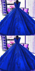 Gorgeous Royal Blue Appliques Beads Quinceanera Dresses, Corset Formal Corset Ball Gown Corset Prom Dress outfits, Homecoming Dress Pockets