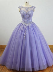 Charming Corset Formal Dress , Quinceanera Dresses with Appliques Gowns, Prom Dresses Casual