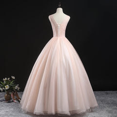 Charming Pink Flowers Corset Ball Gown Long Sweet 16 Dress, Pink Corset Prom Dress outfits, Party Dresses Winter