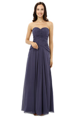Chiffon Sweetheart Neck Long Corset Bridesmaid Dresses outfit, Party Dress Brands Usa