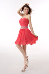 Crystal Chiffon Short Corset Homecoming Dresses outfit, Party Dress Clubwear