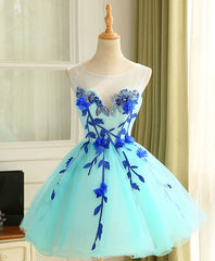 Cute A Line Blue Tulle Mini/Short Corset Prom Dress, Blue Corset Homecoming Dress outfit, Evenning Dresses Long