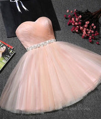 Cute Sweetheart Neck Backless Pink Short Corset Prom Dresses, Backless Pink Corset Homecoming Dresses, Pink Corset Formal Evening Graduation Dresses outfit, Bridesmaid Dresses Different Colors