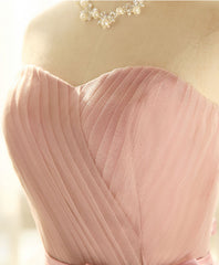 Cute Sweetheart Neck Tulle Short Corset Prom Dress, Pink Corset Bridesmaid Dress outfit, Evening Dress Green