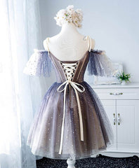 Cute Tulle Short Corset Prom Dress, Cute Tulle Corset Homecoming Dress outfit, Prom Dress Lace