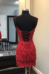 Dark Red Corset Tight Short Corset Homecoming Dress with Appliques Gowns, Bridesmaid Dresses Different Colors