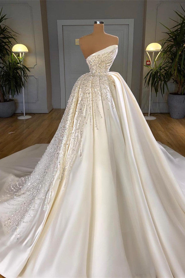 Designer Corset Ball Gown Corset Wedding Dress With Crystals Online outfits, Wedding Dresses Winter