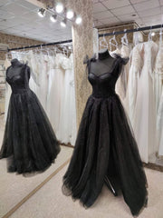 Black Tulle Dress, Sleeveless Evening Dress, Black Evening Gown Black Party Dress, Corset Wedding Guest Dress, Corset Dress Gowns, Wedding Dress Price