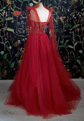Gorgeous Red Long Evening Dress, Corset Prom Dresses outfit, Formal Dresses For Ladies Over 73