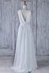Elegant Long A-line Ruffle Lace Chiffon Corset Wedding Dress outfit, Wedding Dress Lace Sleeve
