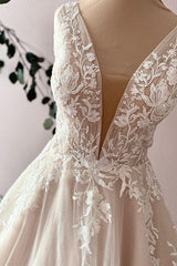 Elegant Long Sweetheart A-Line Tulle Appliques Lace Corset Wedding Dress outfit, Wedding Dresses Gowns