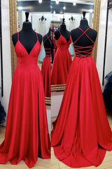 Red Simple Long Corset Prom Dress,Popular Evening Dress,Fashion Winter Corset Formal Dress outfit, Evenning Dress For Wedding Guest