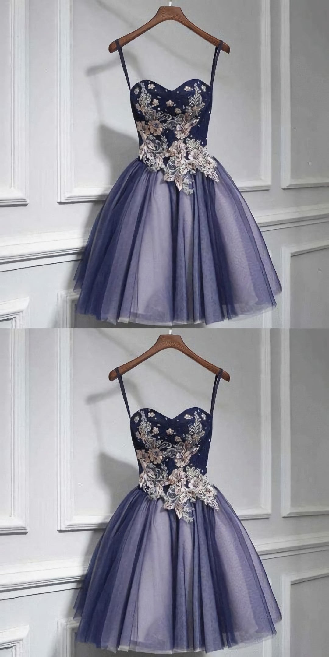 Cute tulle lace sweetheart neck short Corset Prom Dresses outfit, Formal Dress Elegant Classy