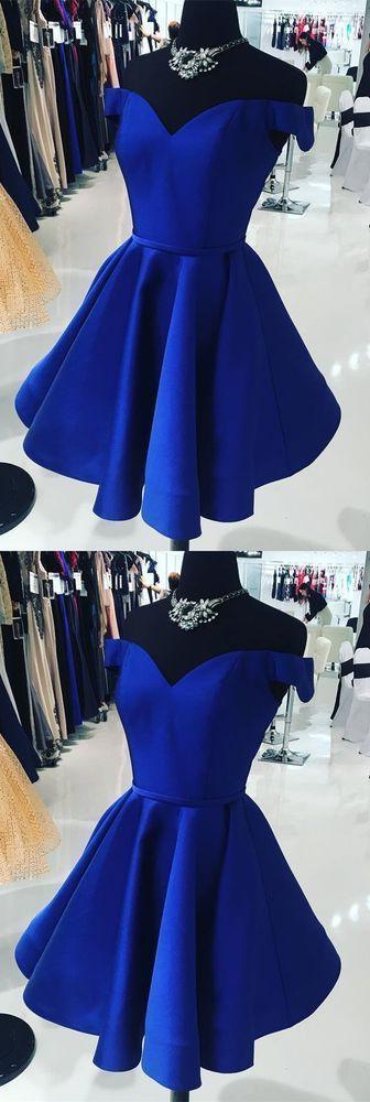 Short Royal Blue Corset Prom Dress, Corset Homecoming Dress, Back To Schoold Party Gown Outfits, Party Dress