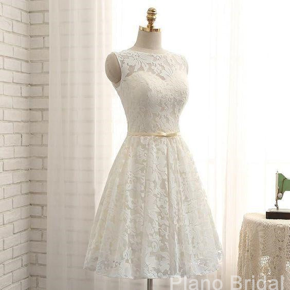 A Line Lace Corset Prom Corset Homecoming Dresses, Short outfit, Bridesmaids Dresses Sale