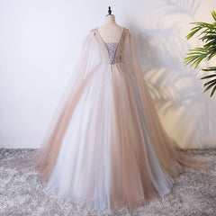 Gorgeous Corset Ball Gown Tulle V-neckline Long Party Gown, New Corset Prom Dress outfits, Formal Dress Shopping