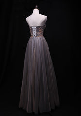 Gorgeous Tulle Sweetheart Long Corset Prom Dress, New Party Dress Outfits, Dress Casual