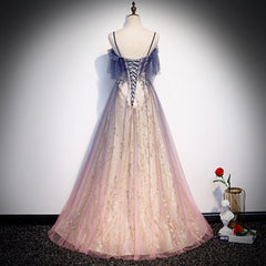 Gradient Pink Sweetheart Floor Length Party Dresses, A-line Gradient Long Corset Prom Dresses outfit, Prom Dresses Spring