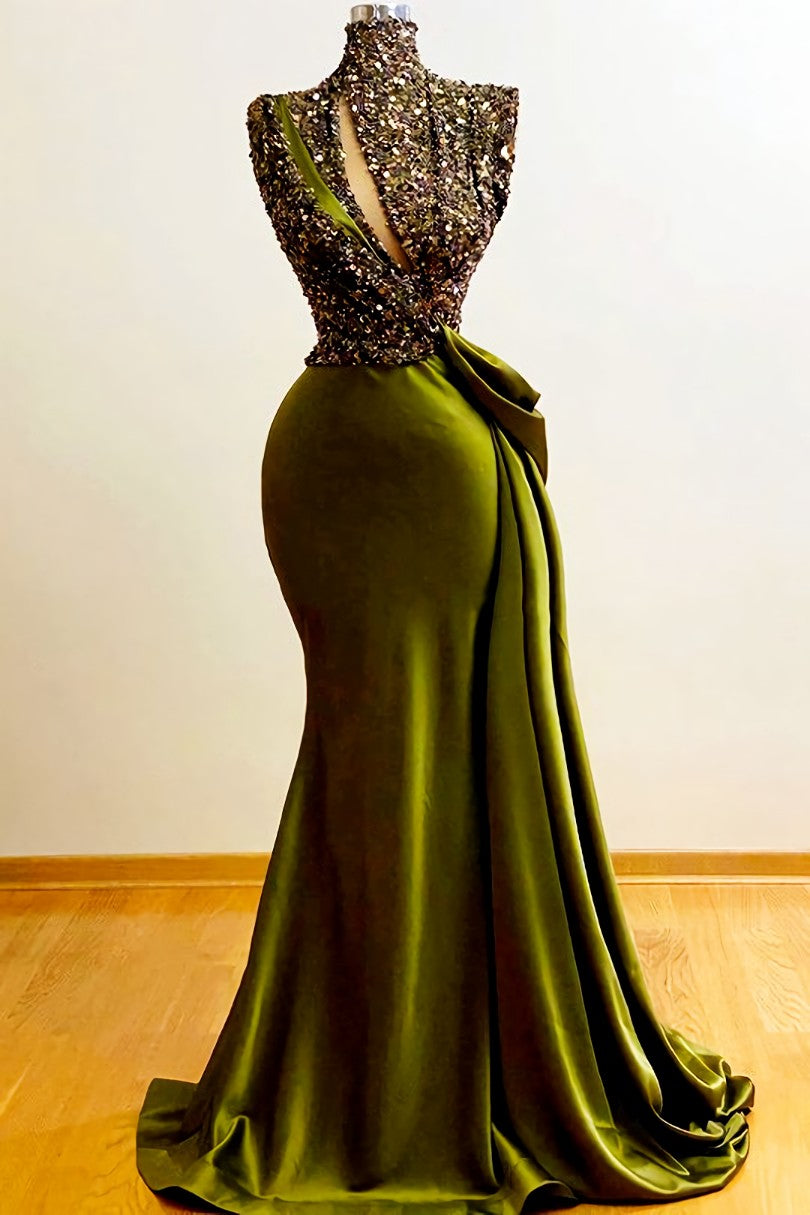 Green Corset Prom Dresses Cheap | Evening dresses long outfit, Party Dress Code
