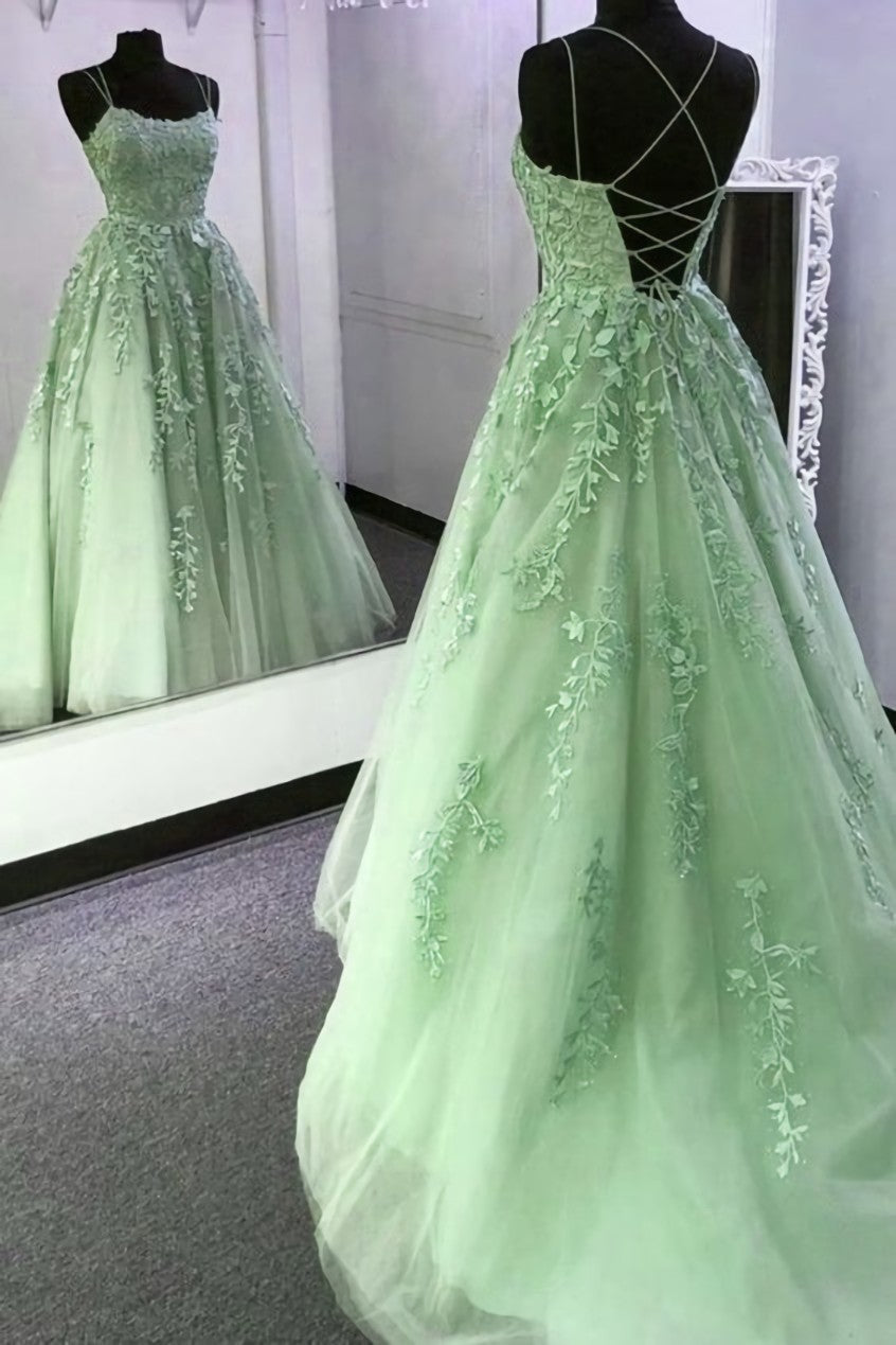 Green Corset Prom Dresses Long A line Tulle Corset Formal Evening Dress outfit, Bridesmaid Dress 2050