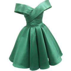 Green Satin Sweetheart Off Shoulder Satin Party Dress, Green Corset Homecoming Dress Corset Prom Dress outfits, Bridesmaids Dresses Green