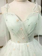 Green tulle short Corset Prom dress, green tulle Corset Homecoming dress outfit, Prom Dress With Sleeve