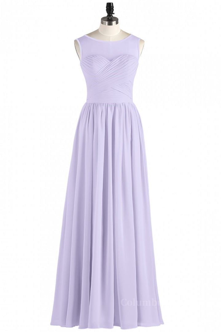 Lavender Illusion Scoop Chiffon Long Corset Bridesmaid Dress outfit, Sage Green Wedding