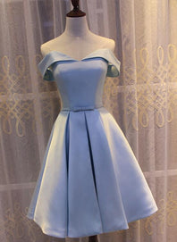 Bridesmaid Dresses BLUE PROM DRES | Corset Prom Dress