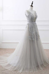 Light Grey High Quality Long Party Dress, New Corset Prom Dress outfits, Club Outfit For Women