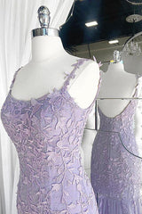 Light Purple Lace Mermaid Corset Prom Dresses, Purple Lace Mermaid Corset Formal Evening Dresses outfit, Formal Dress Modest