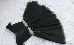 Little Black Corset Homecoming Dress Tulle Cute Short Corset Formal Dress outfit, Prom Dresses Ideas