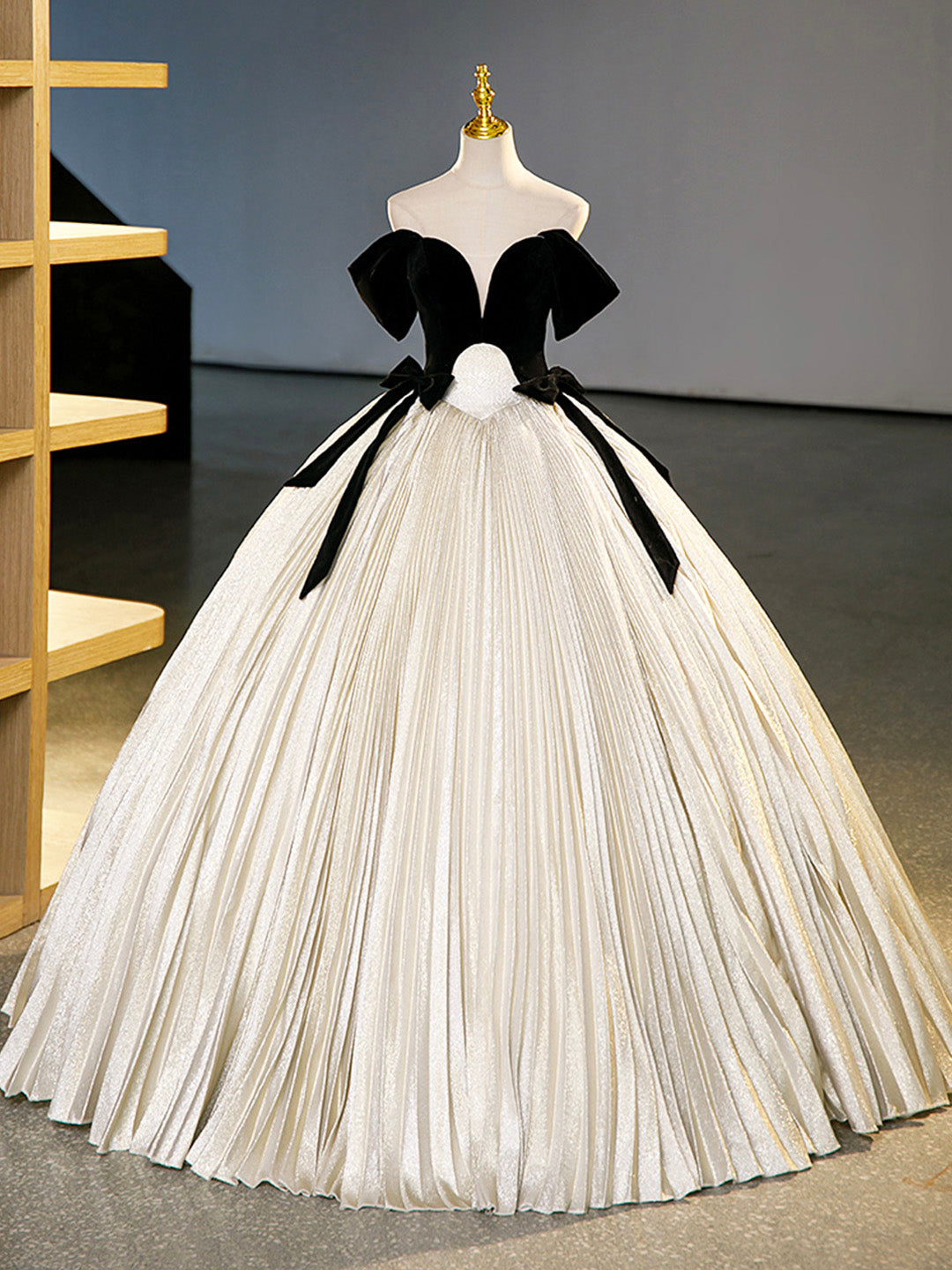 Black Velvet Long Corset Prom Dress, Champagne A-Line Corset Formal Dress Evening Dress outfit, Bridesmaid Dress Chiffon