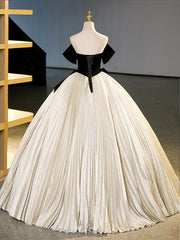 Black Velvet Long Corset Prom Dress, Champagne A-Line Corset Formal Dress Evening Dress outfit, Bridesmaid Dresses For Girls