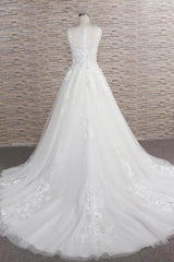 Long A-line Sweetheart Applqiues Lace Tulle Corset Wedding Dress outfit, Wedding Dresses Vintage Lace