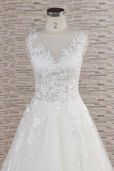 Long A-line Sweetheart Applqiues Lace Tulle Corset Wedding Dress outfit, Wedding Dresse Vintage Lace