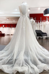 Long A-line Sweetheart Tulle Open Back Corset Wedding Dress outfit, Wedding Dresses Girl