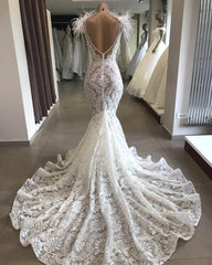 Long Mermaid Sweetheart Beading Appliques Lace Corset Wedding Dress outfit, Wedding Dresses Classic