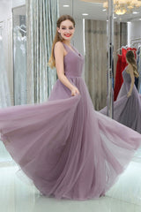 Long Tulle Sweetheart Lavender Sleeveless Lavender Corset Prom Dresses outfit, Semi Formal