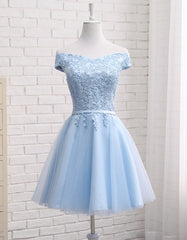Lovely Off Shoulder Short Party Dress, Cute Corset Homecoming Dress outfit, Debutant Dress