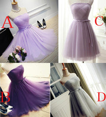 Lovely Tulle Short Corset Homecoming Dress, Scoop Simple Cute Corset Prom Dress Grduation Dress outfits, Party Dress And Style