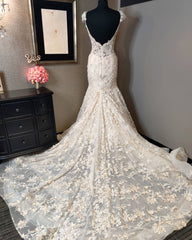 Luxury Mermaid Sweetheart Lace Backless Corset Wedding Dress outfit, Wedding Dress Pinterest