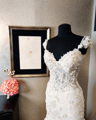 Luxury Mermaid Sweetheart Lace Backless Corset Wedding Dress outfit, Wedding Dresses Pinterest