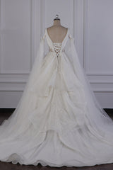 Luxury V-Neck Beadings Corset Wedding Dress Tulle Sleeveless Sequined Bridal Gowns outfit, Wedding Dress Top