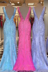 Mermaid V Neck Open Back Lace Long Corset Prom Dress, Mermaid Corset Formal Evening Dress outfit, Bridesmaid Dress Beach Wedding