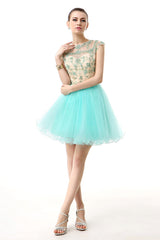 Mint Green Beaded Short Corset Homecoming Dresses outfit, Party Dress Red Colour