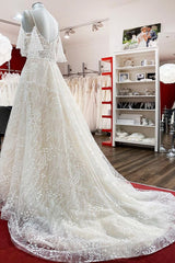 Modest Long A-line Sweetheart Tulle Lace Appliques Corset Wedding Dress with Sleeves Gowns, Wedding Dress Pricing