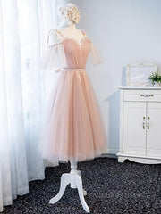 Off the Shoulder Short Pink Corset Prom Dress with Corset Back, Short Pink Corset Formal Graduation Corset Bridesmaid Dresses outfit, Party Dresses Designer