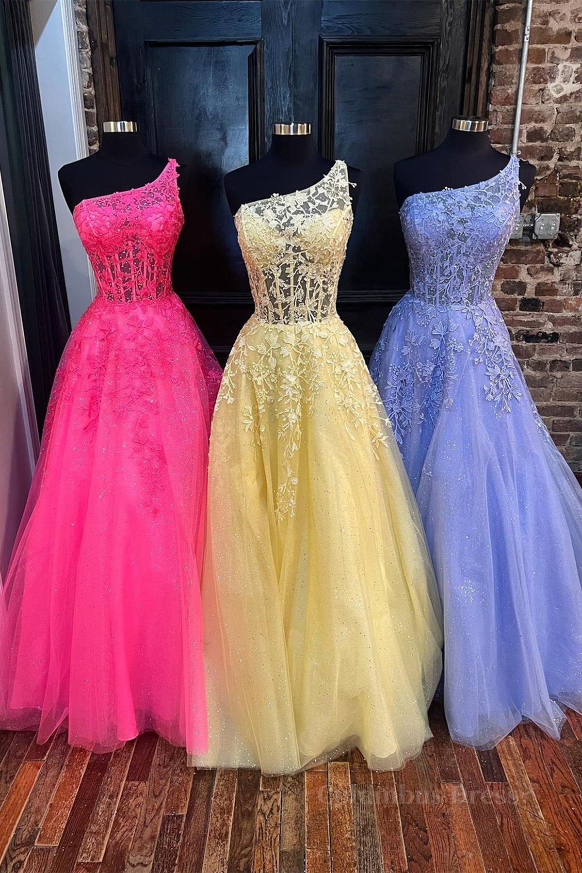 One Shoulder Lace Long Corset Prom Dress, Lace Corset Formal Evening Dress outfit, Bridesmaid Dresses Convertible