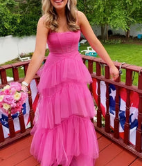 Pink Corset Prom dress Evening Gown Long Corset Prom Dresses outfit, Formal Dressed Long Gowns